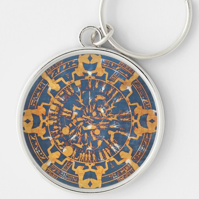 Dendera Zodiac Nyckelring (Framsidan)