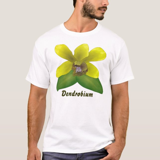 DendrobiumOrchid Tee Shirt (Framsida)