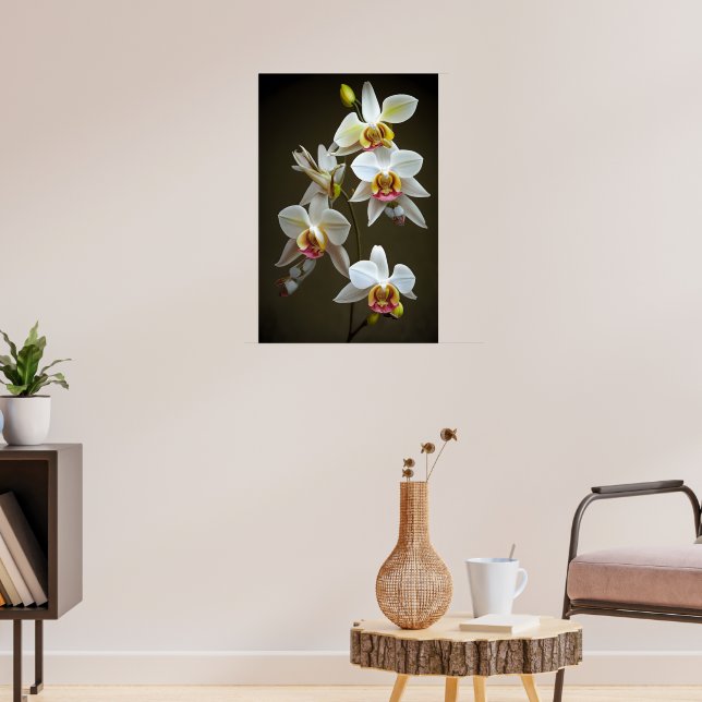 Dendroium Orchids Poster (Vardagsrum 3)