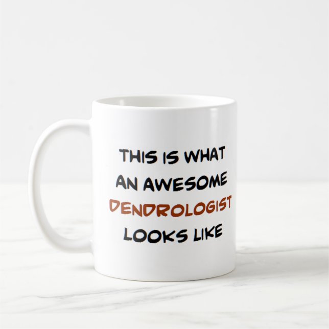 dendrolog, fantastisk kaffemugg (Vänster)
