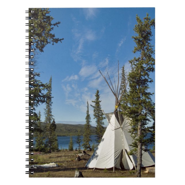 Dene-stammens samling, Northwest Territories, Anteckningsbok Med Spiral (Framsidan)