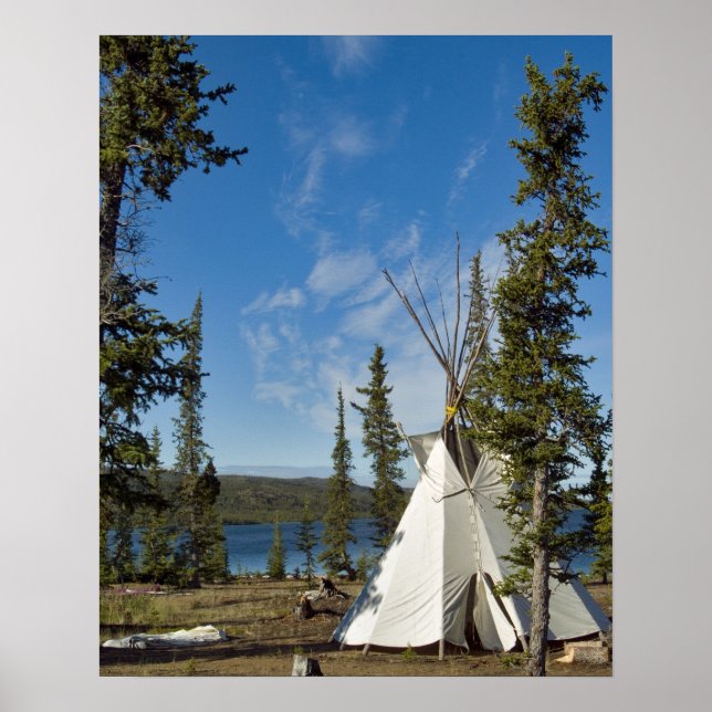 Dene-stammens samling, Northwest Territories, Poster (Framsidan)