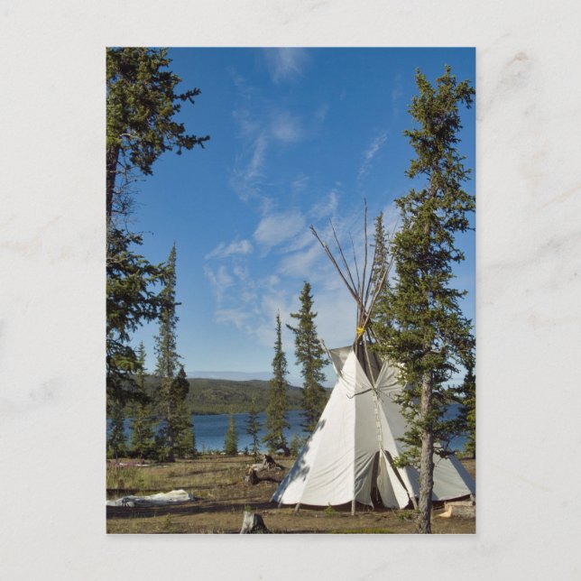 Dene Tribe-samlingen, Northwest Territories, Vykort (Framsida)