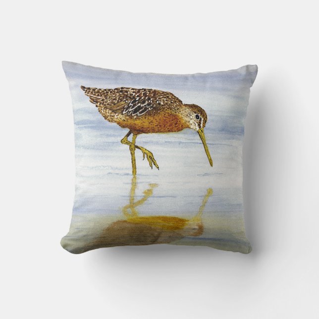 DenFakturerade dowitcheren kudder Kudde (Framsida)