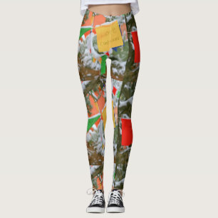 denfärg bönflaggor "kärlek fortsätter ", leggings
