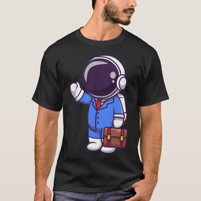 Dengo Astronaut Businessman T Shirt (Framsida)