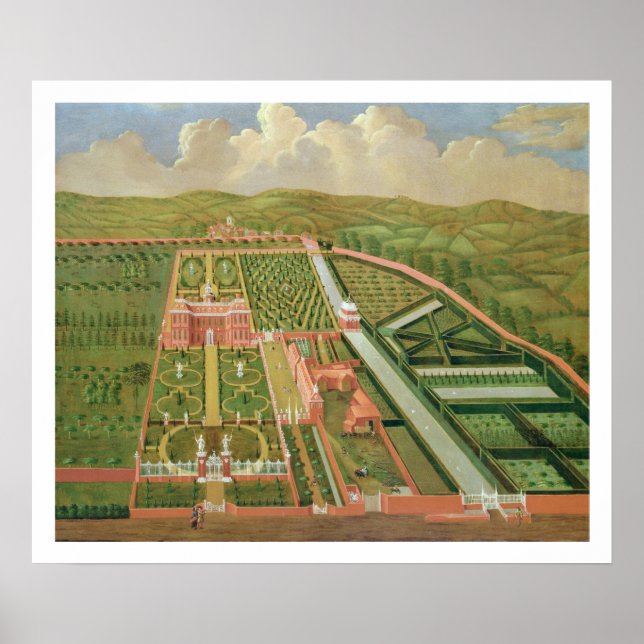 Denham Ställe, Buckinghamshire, c.1695 (olja på ca Poster (Framsidan)