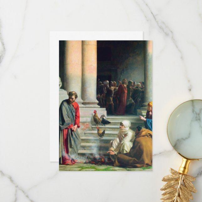 Denial of Peter av Carl Bloch Tack Kort (Fram/Back In Situ)