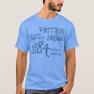 Denim 1984 för blått för brygd för 30års tee