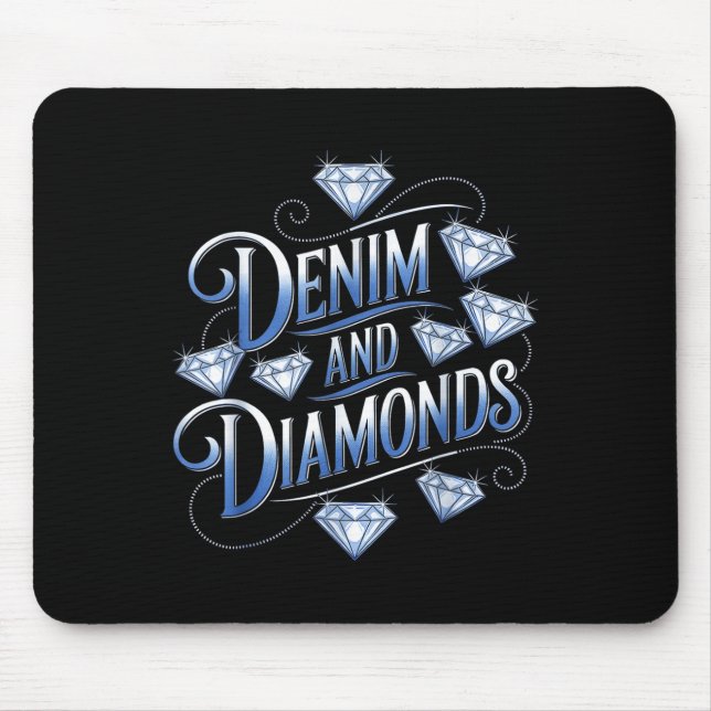 Denim and Diamonds Land Western Bachelorette Pa Musmatta (Framsidan)