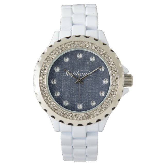 Denim and Diamonds Personlig Watch Armbandsur (Framsida)