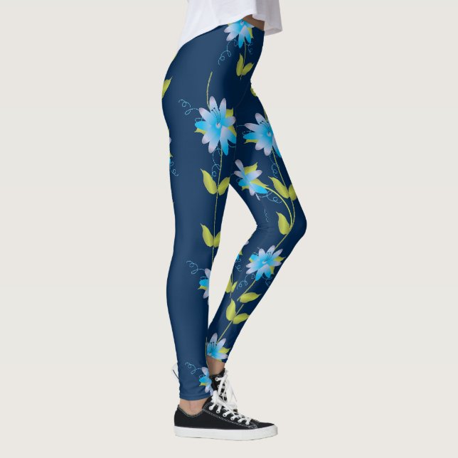 Denim Blue Designer Leggings (Höger)
