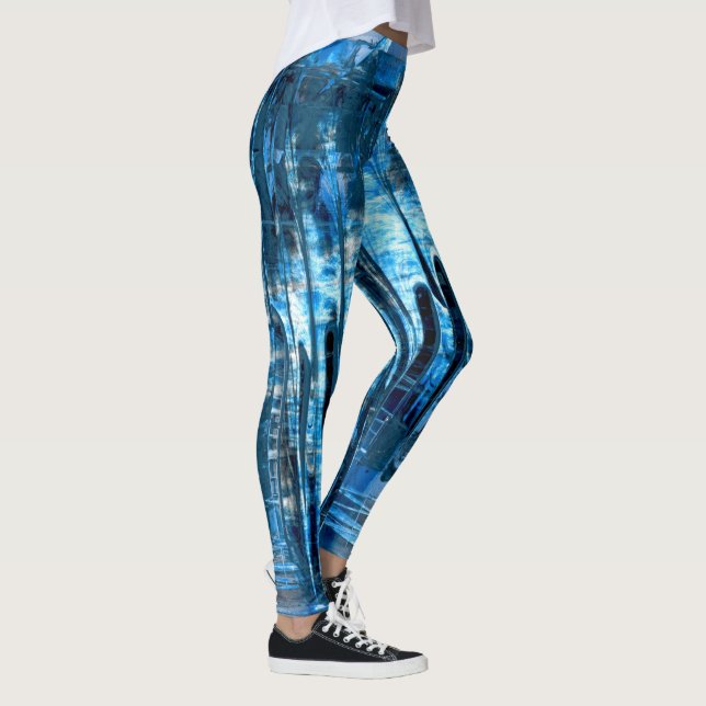 Denim Blue Designer Leggings (Höger)