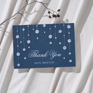 Denim Blue Jean Baby Shower Tack Kort
