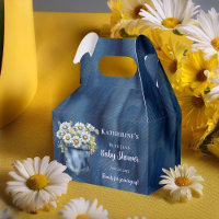 Denim Blue Jean | Daisy Blommigt Baby Shower