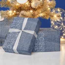 Denim Blue Jeans Skriv ut Presentpapper