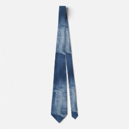 Denim Blue Neck Tie Slips