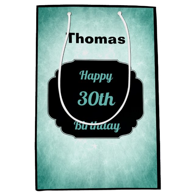 Denim Blue och Black 30års födelsedag (Framsidan)