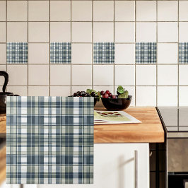 Denim Blue Sage Grönt White Kakelplatta