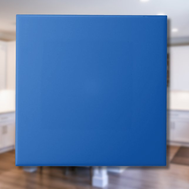 Denim Blue Solid Färg | Klassisk | ELEGANT Kakelplatta (Skapare uppladdad)