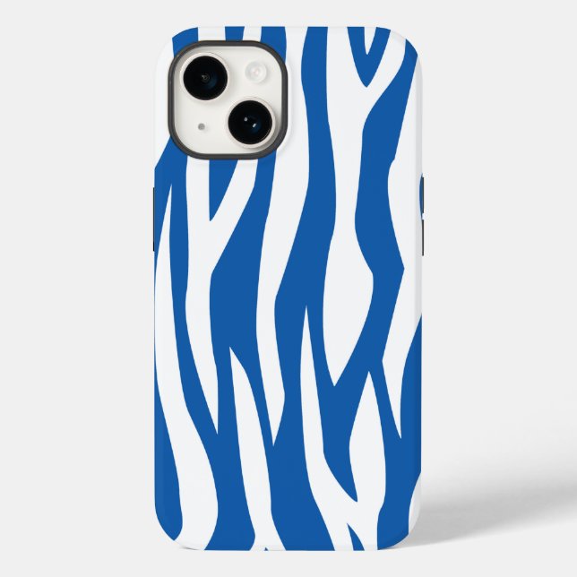 Denim Blue Zebra tryck (Baksida)