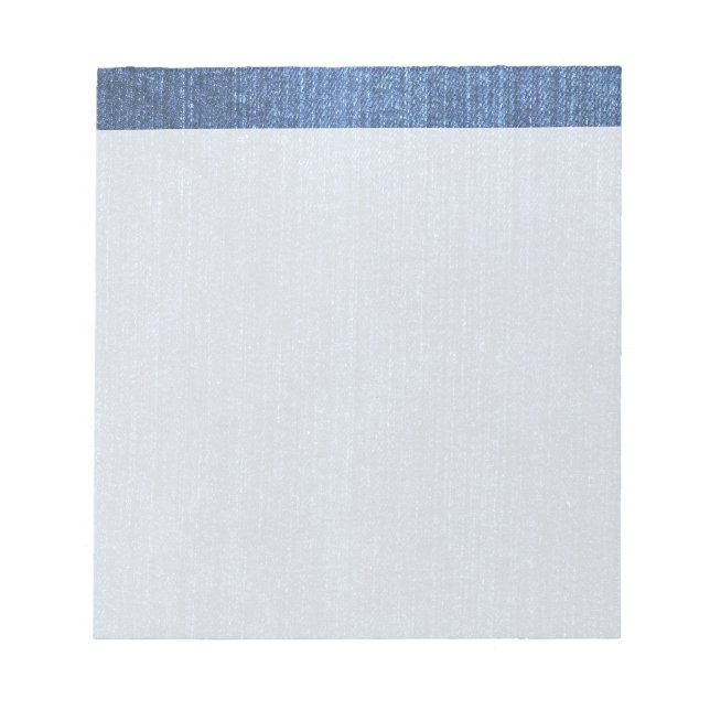 Denim Blues Anteckningsblock (Framsida)