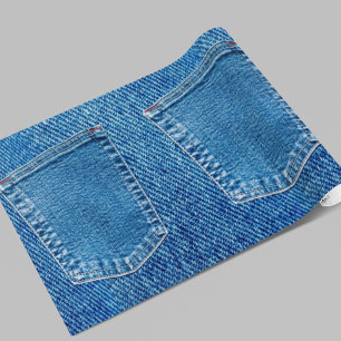 Denim Byxor Fick Rustik Country Western Presentpapper