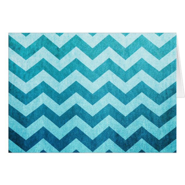 Denim Chevron av Shirley Taylor Hälsningskort (Framsidan Horizontal)