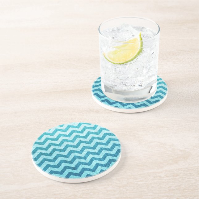 Denim Chevron av Shirley Taylor Underlägg Sandsten (Sidan)