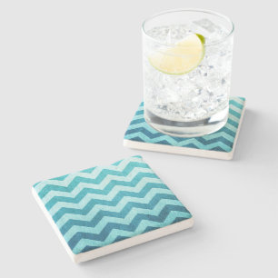 Denim Chevron av Shirley Taylor Underlägg Sten