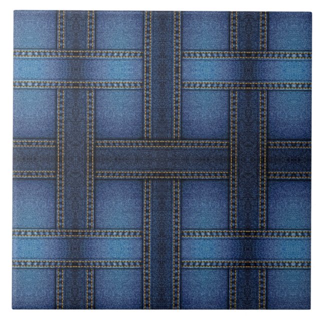 Denim Design Kakelplatta (Framsidan)
