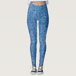 Denim designad Leggings