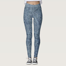 Denim designad Leggings