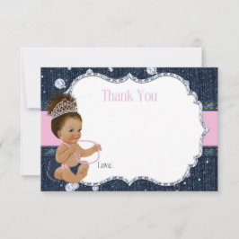 Denim & Diamonds Baby Shower Tack Kort