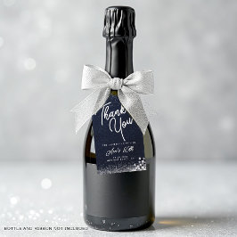 Denim Diamonds Bling Classy Elegant Party Welcome Presentetikett