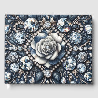 Denim & Diamonds Glam Bling Rosa Smycken