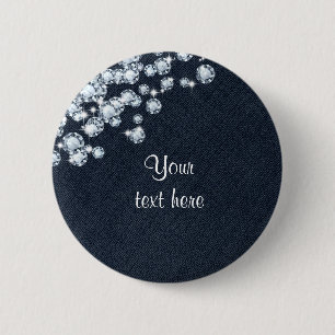 Denim & Diamonds Jean Princess Födelsedags Pin KNA Knapp