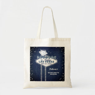 Denim Diamonds Las Vegas Resa Bachelorette Party Tygkasse