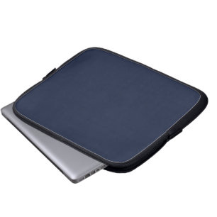 Denim enfärgad enfärgad laptop fodral