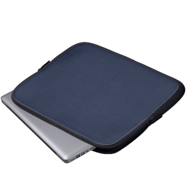 Denim enfärgad enfärgad laptop fodral (Framre botten)