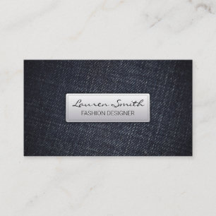 Denim Fabric Visitkort