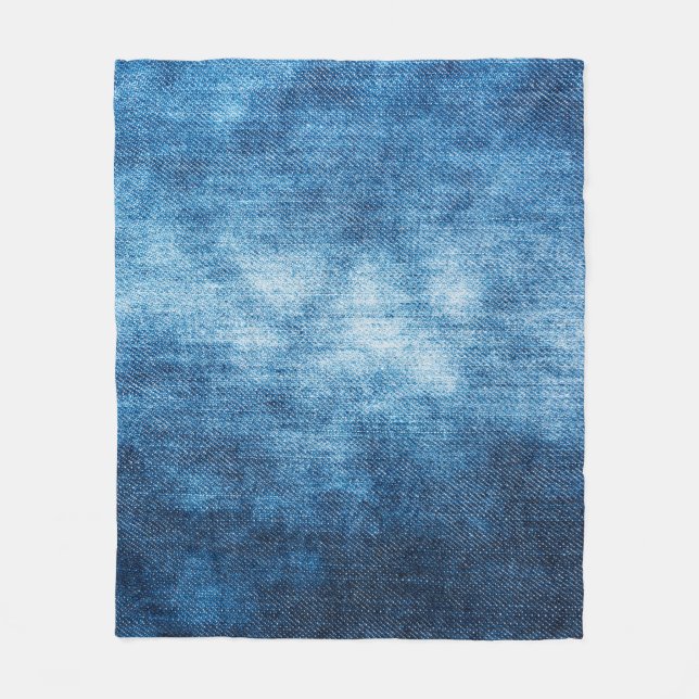 Denim försörjer struktur mot bakgrund. Jeans Fleecefilt (Framsidan)