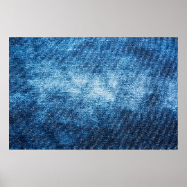 Denim försörjer struktur mot bakgrund. Jeans Poster (Framsidan)