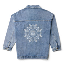 Denim Jacket con mandalas