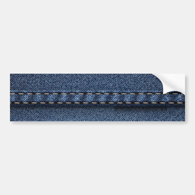 Denim Jeans Bildekal (Framsidan)