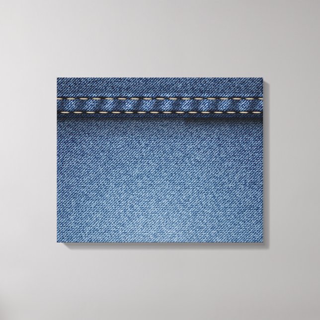 Denim Jeans Canvastryck (Framsida)