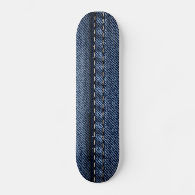 Denim Jeans Mini Skateboard Bräda 18,7 Cm (Framsida)