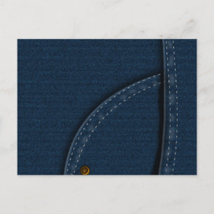 Denim Jeans Vykort
