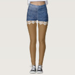 Denim Kort Leggings Snöre<br><div class="desc">Den här designen har skapats med digitalteknik. Det kan vara personlig genom att klicka på anpassningsknappen och ändra färg, lägga till namn, initialer eller ord. Kontakta mig på colorflowcreations@gmail.com om du vill ha denna design på en annan produkt. Köp min ursprungliga abstrakt-akrylmålning för försäljning på www.etsy.com/shop/colorflowart. Se fler av mina...</div>