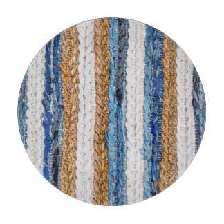 Denim lappverk: Återvunna jeans matta.